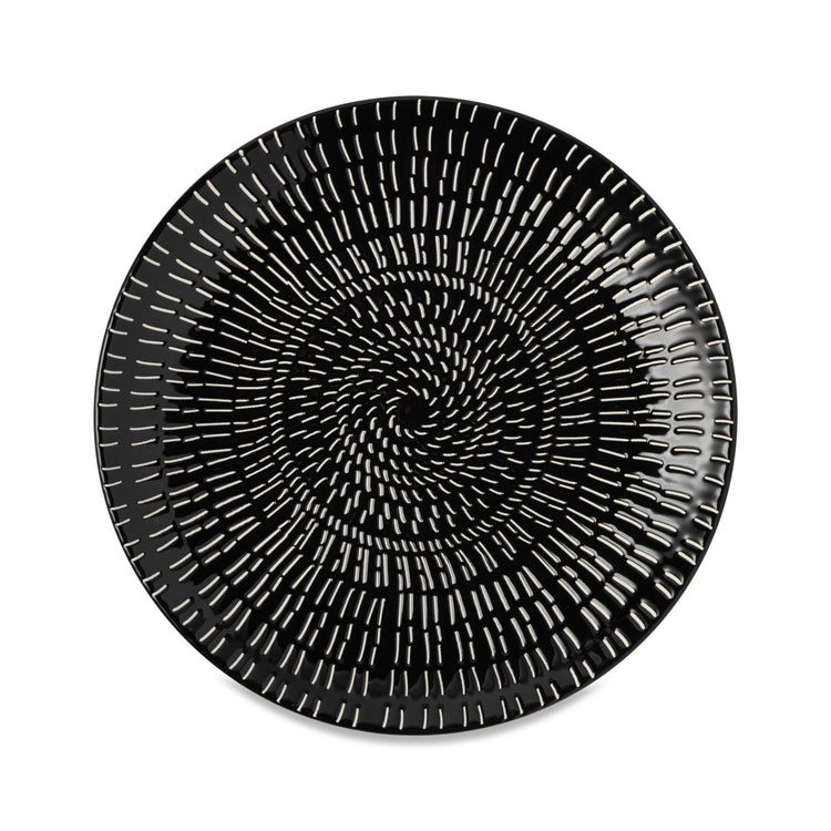 Upgrade your dining experience with the Thyme & Table Maddox 12-Piece Stoneware Dinnerware Set! 🍽️✨