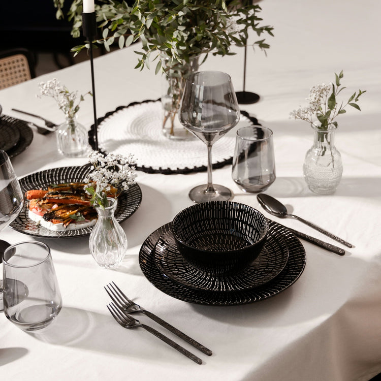 12-Piece Stoneware Dinnerware Set - Simply Sorted