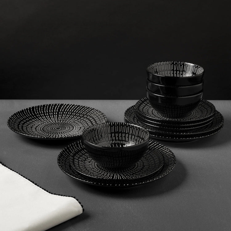 12-Piece Stoneware Dinnerware Set - Simply Sorted