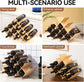 13-Bottle Wooden Wine Rack - Simply Sorted