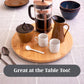 14" Bamboo Lazy Susan Turntable - Simply Sorted