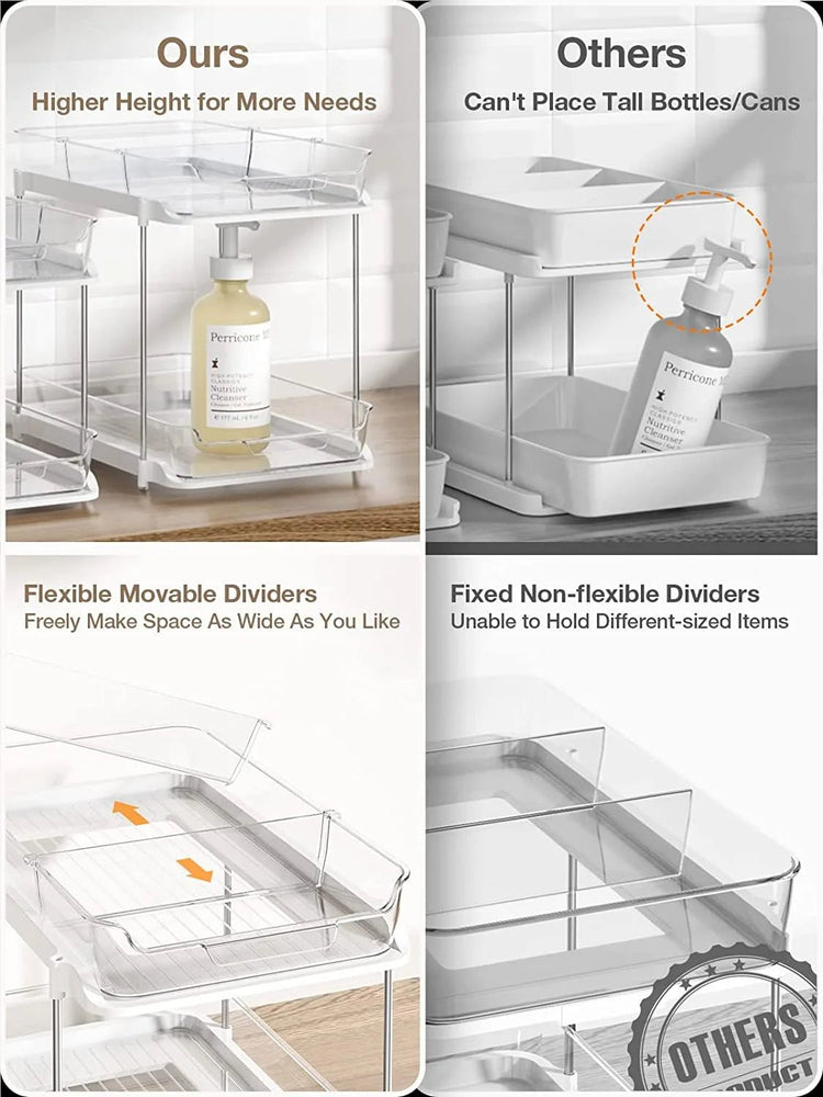 2-Pack Under Sink Organizer - Simply Sorted