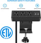 3-Outlet Desk Clamp Power Strip with USB Charging - Simply Sorted