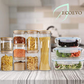 Upgrade Your Kitchen Storage! 🥗✨ 9-Pack Glass Jars with Bamboo Lids - Perfect for Food Storage & Organization! 🌿🍯 