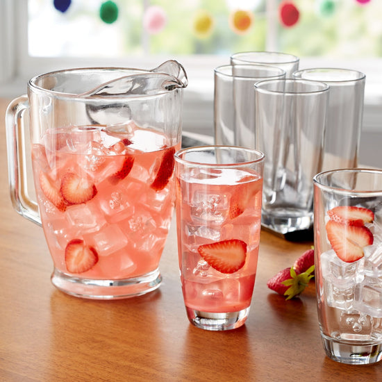 7-Piece Glass Pitcher & Tumbler Set - Simply Sorted