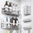 Adhesive Shower Caddy Set (5-Pack) - Simply Sorted