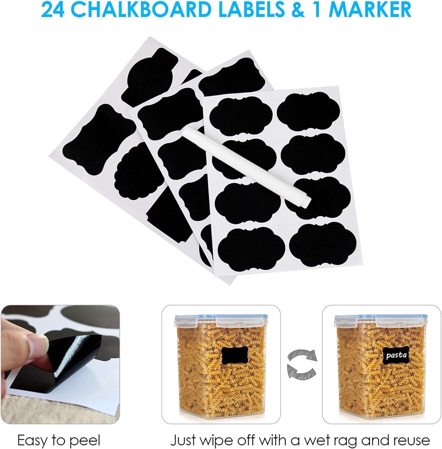 Airtight Food Storage Containers (4-Pack) - Simply Sorted