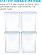 Airtight Food Storage Containers (4-Pack) - Simply Sorted