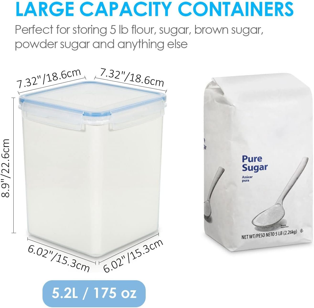 Airtight Food Storage Containers (4-Pack) - Simply Sorted