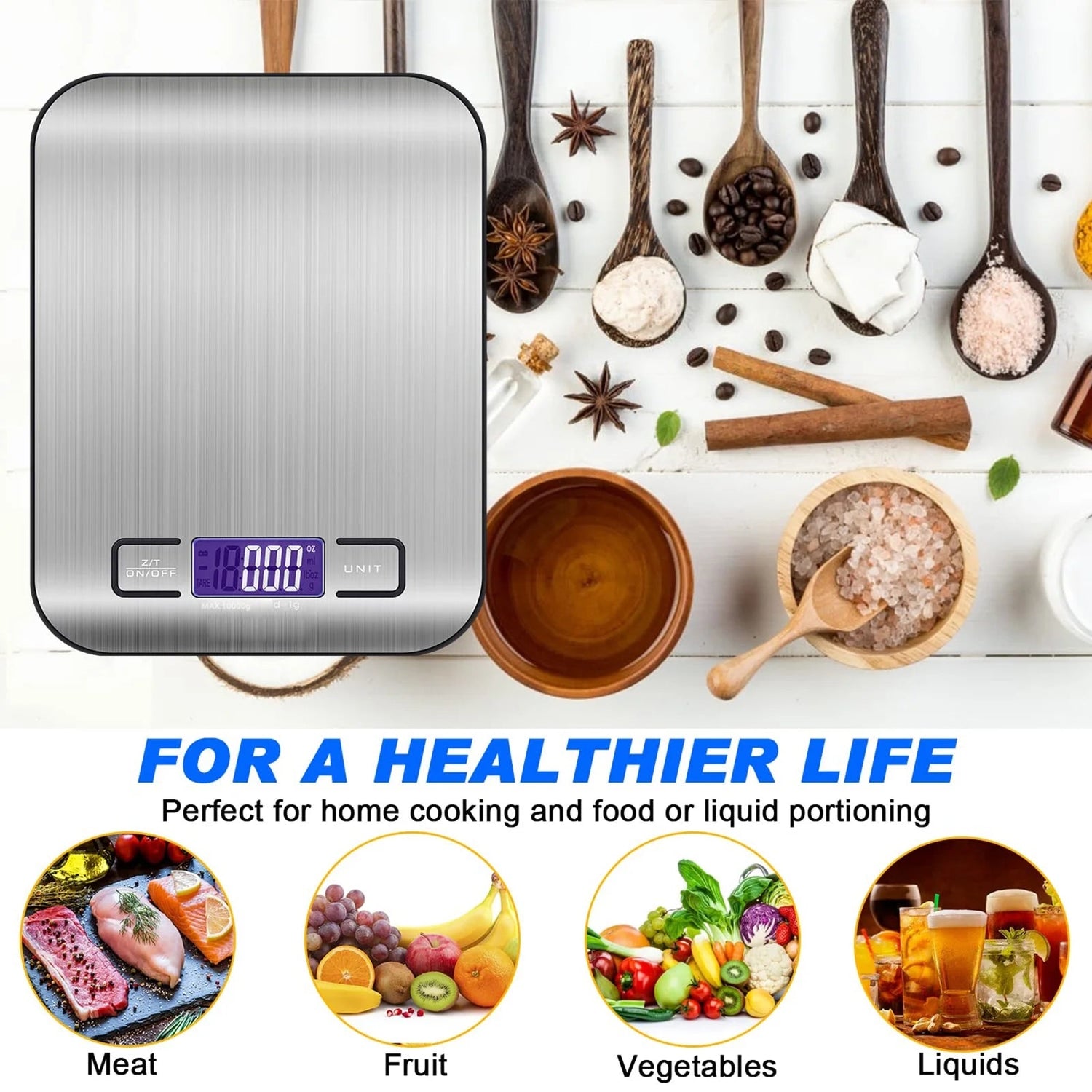 Digital Kitchen Food Scale - Simply Sorted