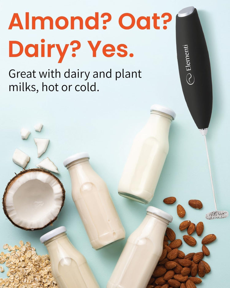 Elevate Your Coffee Game: Handheld Milk Frother & Electric Stirrer for Perfect Cappuccinos and Lattes at Home! ☕✨ 