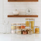 Glass Food Storage Jars with Bamboo Lids (9-Pack) - Simply Sorted