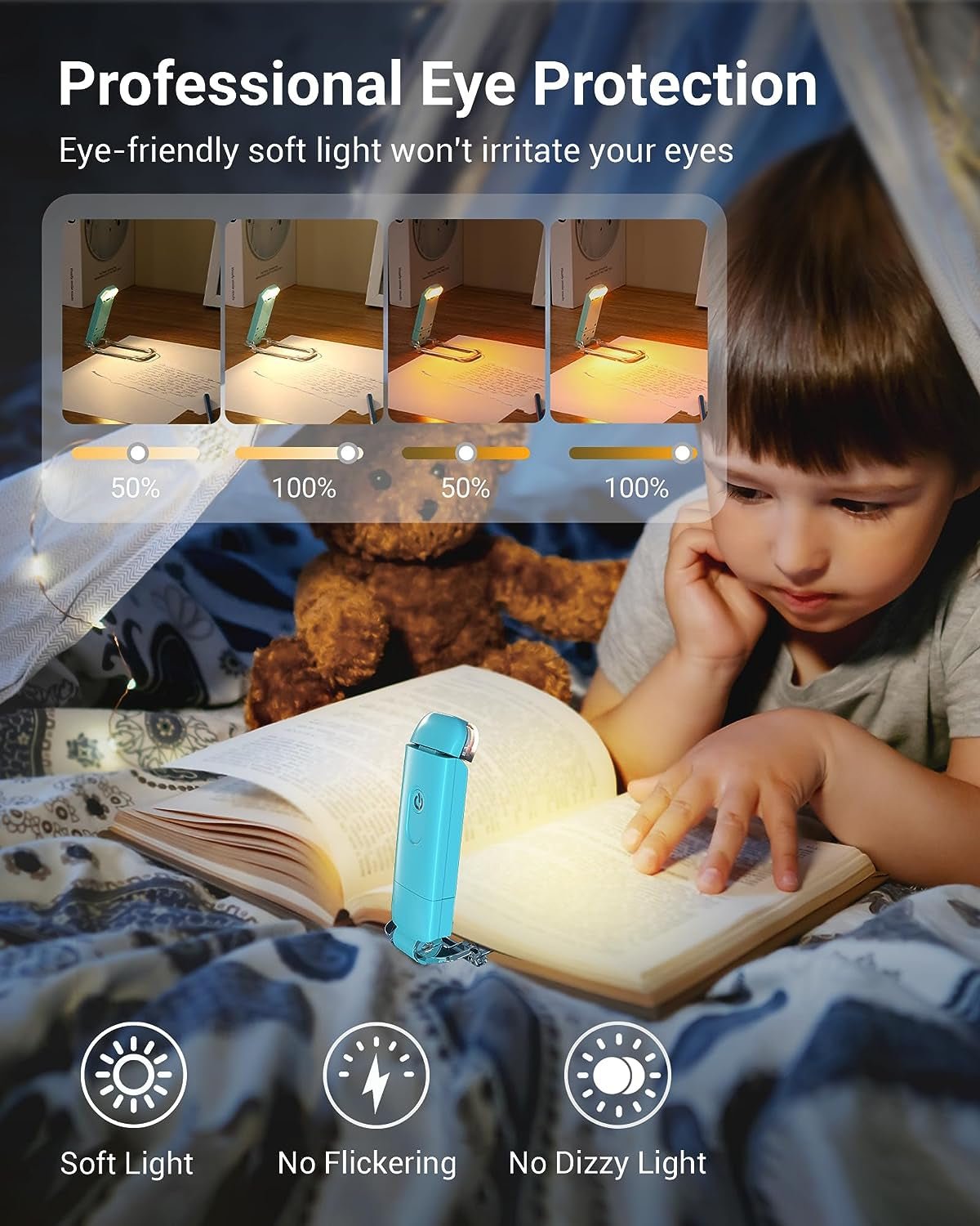 Rechargeable Clip-On Reading Light - Simply Sorted