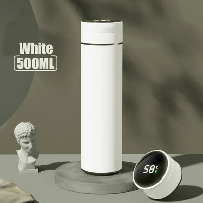 Smart Temperature Display Thermos Bottle (500ml) - Simply Sorted